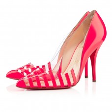 Christian Louboutin Pivichic pvc 100mm Pompy Rose Paris