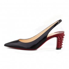 Christian Louboutin Lemer 40mm Slingbacks Black Christian Louboutin Lemer 40mm Slingbacks Black