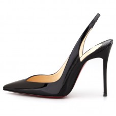 Christian Louboutin Flueve 120mm Slingbacks Black Christian Louboutin Flueve 120mm Slingbacks Black