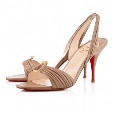 Sandały Christian Louboutin Vanestic 80mm w kolorze taupe