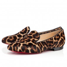 Mokasyny Christian Louboutin Sakouette w panterkę Mokasyny Christian Louboutin Sakouette w panterkę