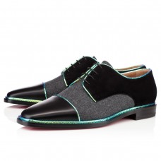 Mokasyny Christian Louboutin Bruno Orlato czarno-szare Mokasyny Christian Louboutin Bruno Orlato czarno-szare