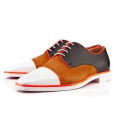 Mokasyny Christian Louboutin Bruno Orlato białe/fauve