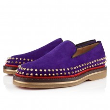 Mokasyny Christian Louboutin Fredapoitiers Purple