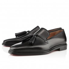 Mokasyny Christian Louboutin Daddy Orlato w kolorze czarnym Mokasyny Christian Louboutin Daddy Orlato w kolorze czarnym
