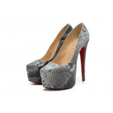 Christian Louboutin Daffodile 160mm Platformy Szare Christian Louboutin Daffodile 160mm Platformy Szare