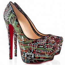 Christian Louboutin Daffodile 160mm Platformy Wielokolorowe Christian Louboutin Daffodile 160mm Platformy Wielokolorowe