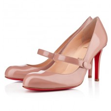 Christian Louboutin Wallis 80mm Pompy Nude