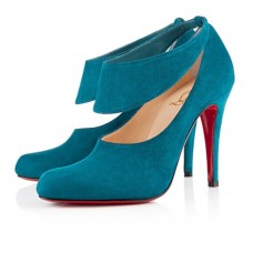 Christian Louboutin Miss Zorra 100mm Pompy Turkusowe