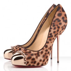 Christian Louboutin Metalipp 120mm Pompy Leopard