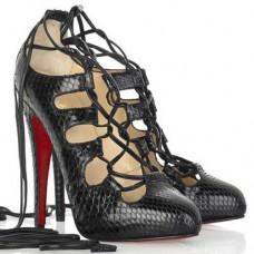 Christian Louboutin Bloody 120mm Mary Jane Pumps Black