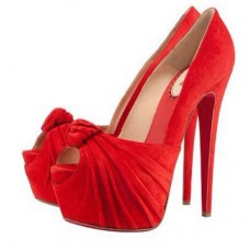 Christian Louboutin Lady Gres 160mm Peep Toe Pumps Red Christian Louboutin Lady Gres 160mm Peep Toe Pumps Red