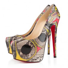 Szpilki Christian Louboutin Daffodile 160 mm wielokolorowe
