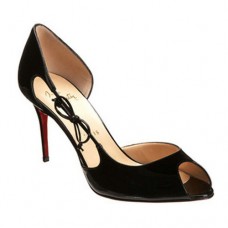 Christian Louboutin Delico 100mm Peep Toe Pumps Black Christian Louboutin Delico 100mm Peep Toe Pumps Black