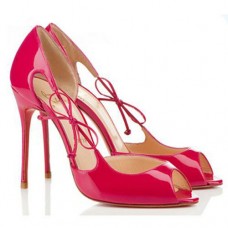 Christian Louboutin Delico 100mm Peep Toe Pumps Rose Matador Christian Louboutin Delico 100mm Peep Toe Pumps Rose Matador