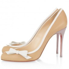 Szpilki Christian Louboutin Beauty 100 mm w kolorze beżowym