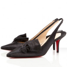 Christian Louboutin Lady Cukor 70mm Slingback Black Christian Louboutin Lady Cukor 70mm Slingback Black