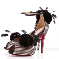 Sandały Christian Louboutin Pluminette 120mm Poudre