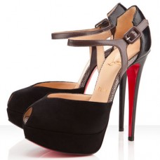 Sandały Christian Louboutin No.299 140mm, czarne Sandały Christian Louboutin No.299 140mm, czarne