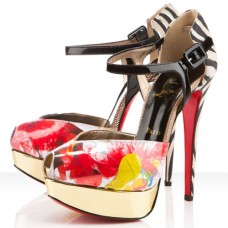 Sandały Christian Louboutin No.299 140mm wielokolorowe Sandały Christian Louboutin No.299 140mm wielokolorowe