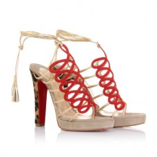 Sandały Christian Louboutin Salsbourg 120mm Taupe