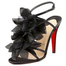 Sandały Christian Louboutin Petal 70mm, czarne Sandały Christian Louboutin Petal 70mm, czarne