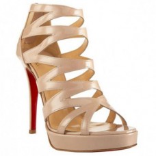 Sandały Christian Louboutin Fernando 120mm w kolorze nude