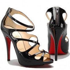 Sandały Christian Louboutin Croisilleta 120mm czarne Sandały Christian Louboutin Croisilleta 120mm czarne
