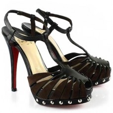 Sandały Christian Louboutin Zigounette 140 mm, czarne