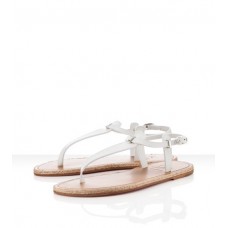 Sandały Christian Louboutin Flanana białe